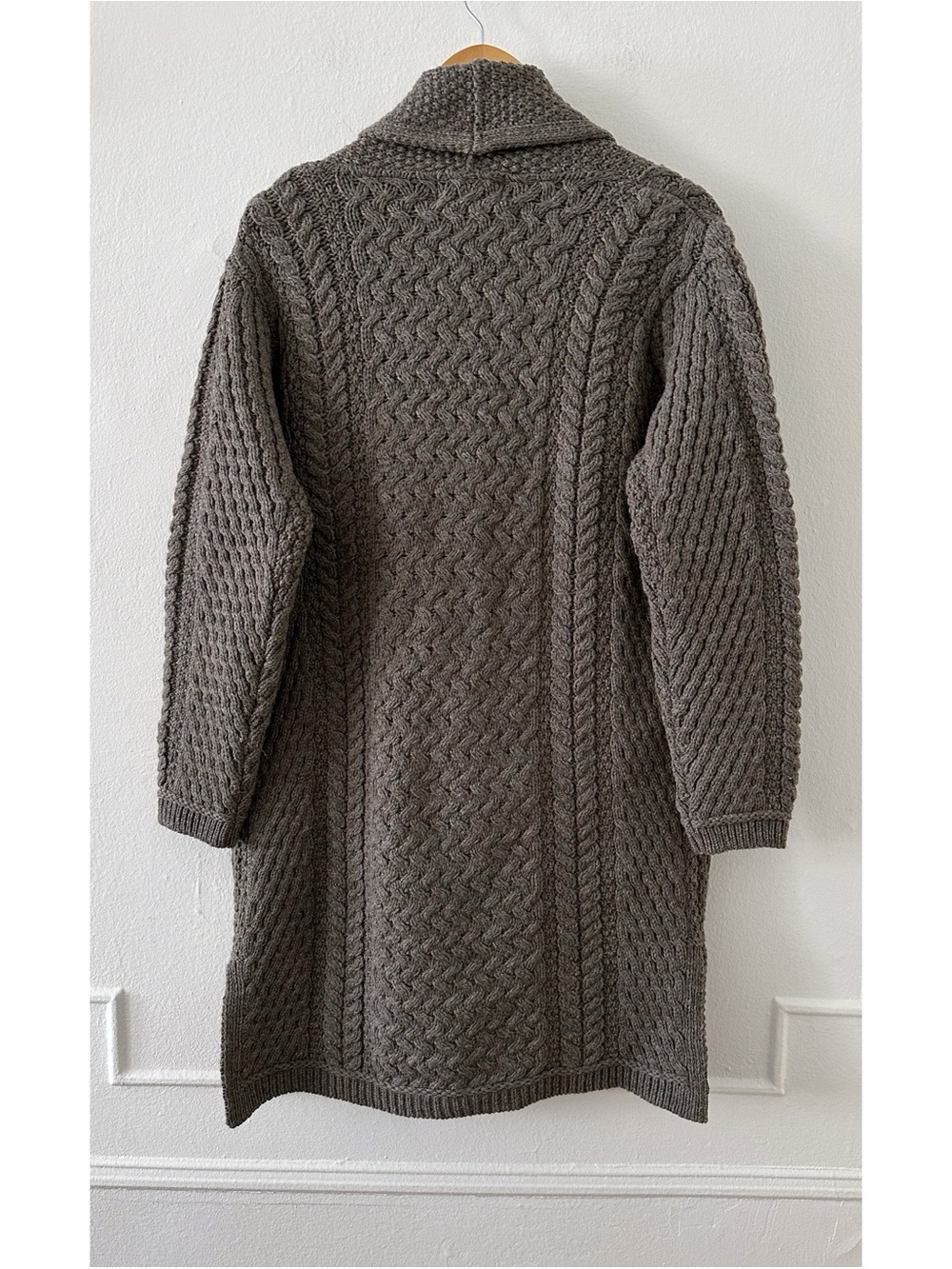 Aran Crafts Merino Wool Cardigan - Picture 3 of 4